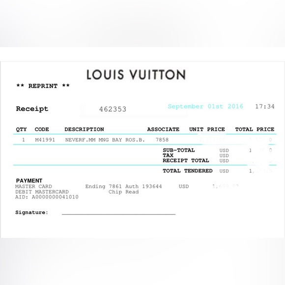 Louis Vuitton Never full MM Bay rose summer 2016 - Picture 3 of 3